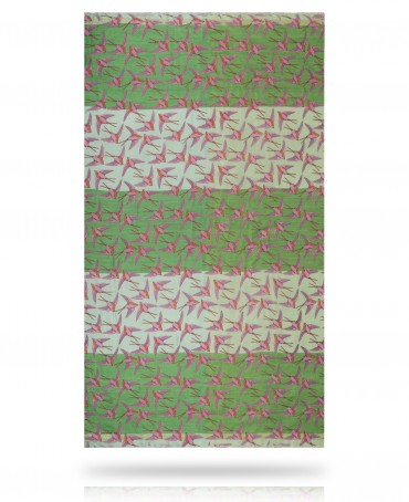 Палантин Женский SN40-OISEAUX/BLEU.CIEL